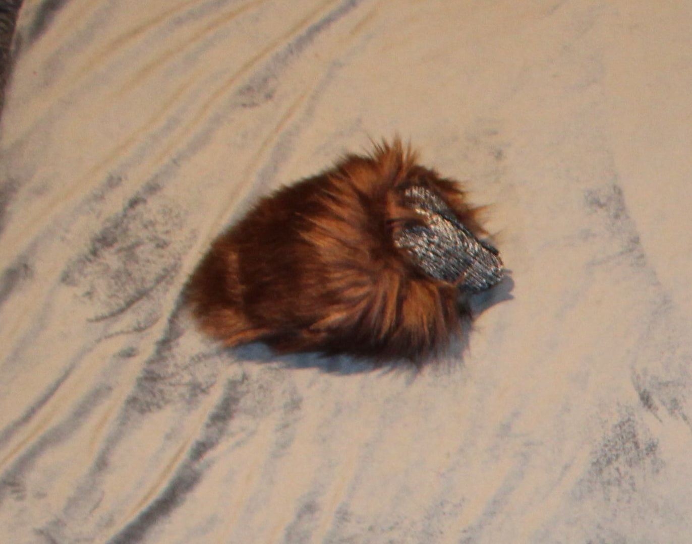 Fursuit Bunny Nub Tail - Faux Fur
