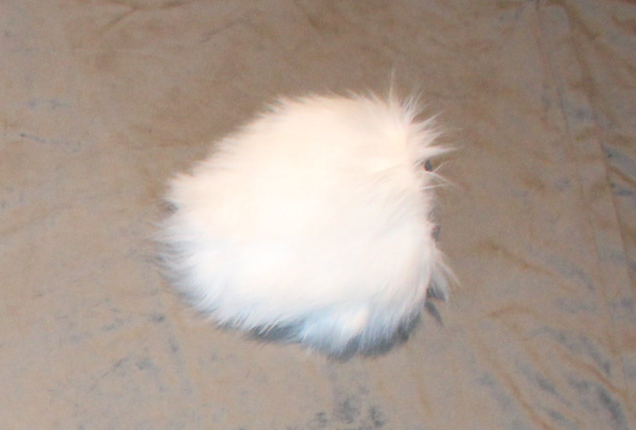 Fursuit Bunny Nub Tail - Faux Fur