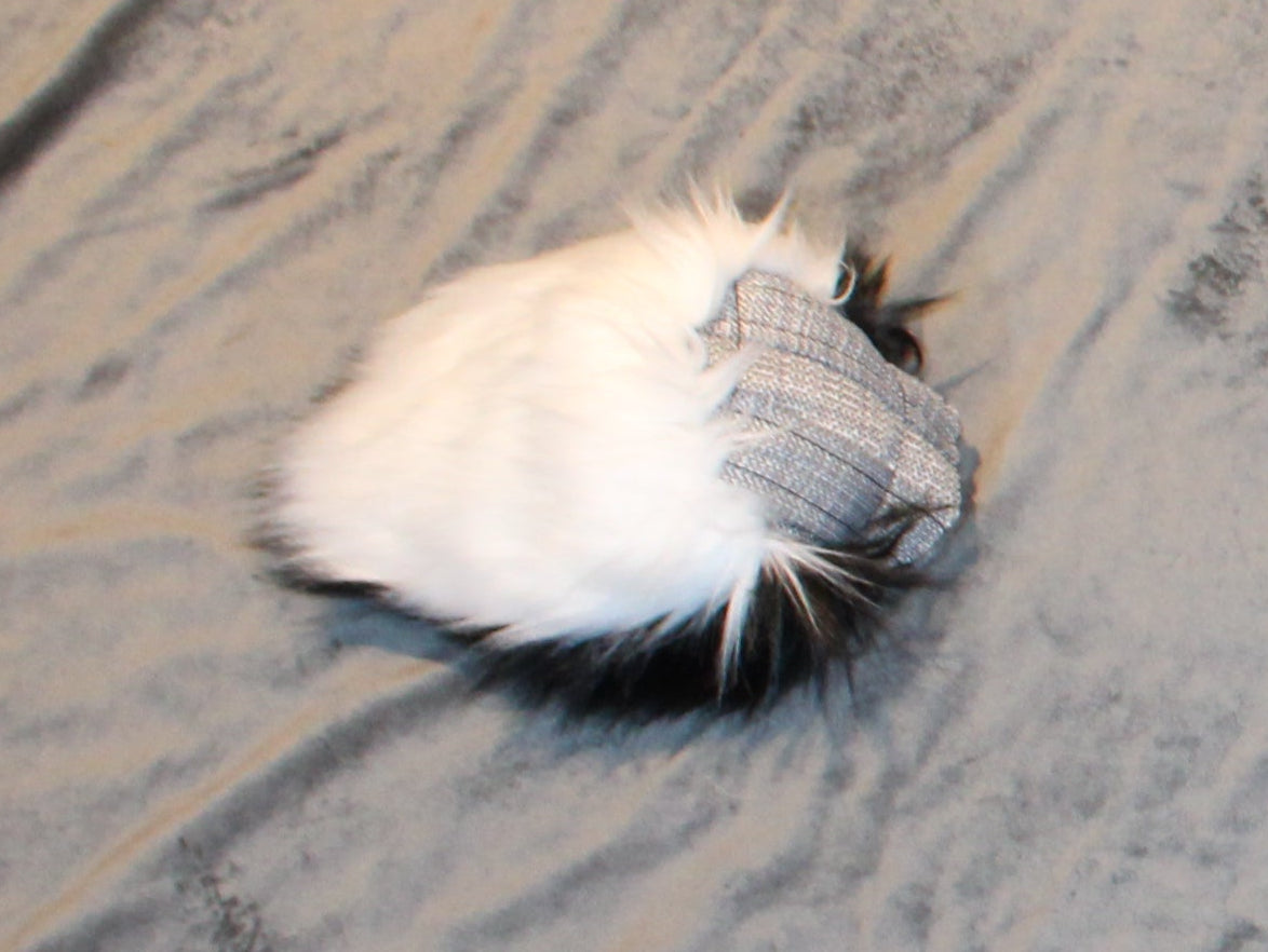 Fursuit Bunny Nub Tail - Faux Fur